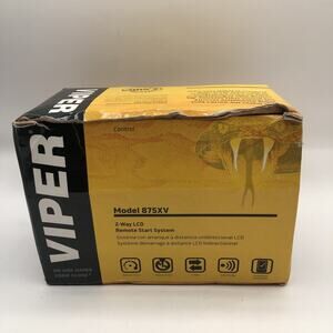Viper 2 Way LCD Remote Car Start System Model 875XV